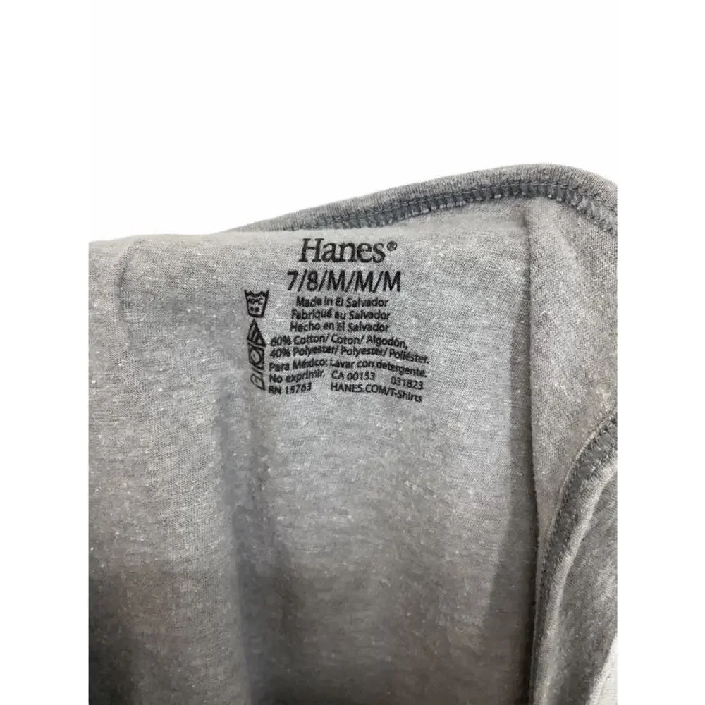 Hanes Old Navy 2 White Gray Tank Tops Medium 7/8